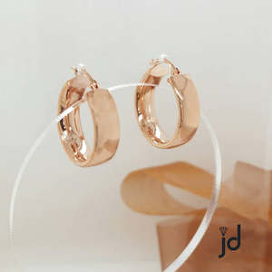 Earrings: Rose Hoop