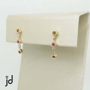 Earrings: Golden Sunset