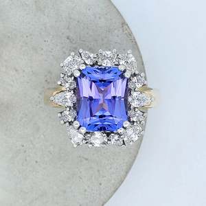 Coloured Gemstone Rings: Indigo Muse