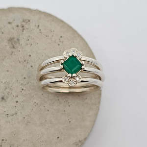 Coloured Gemstone Rings: Emerald Enchantment