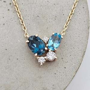 Necklaces Pendants: Bouquet of Blue