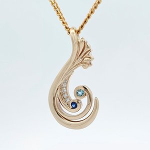 Necklaces Pendants: Ocean Embrace