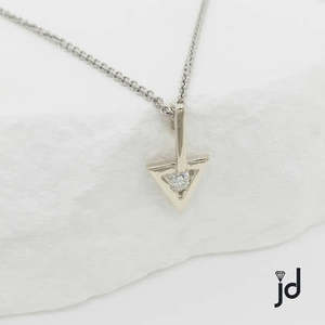 Necklaces Pendants: Diamond Point