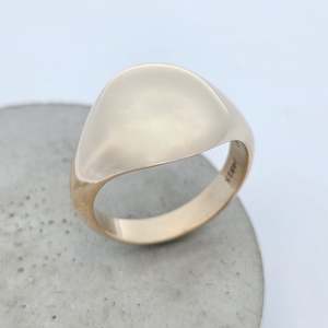 Gold Rings: Domed