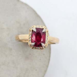 Engagement Rings: Crimson Empress