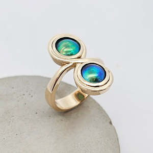 Paua Pearl Jewellery: Twin Pāua