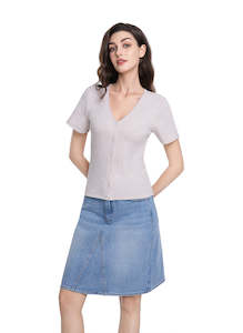 Women Collection Main: Rita Textured Tee WTO-18306