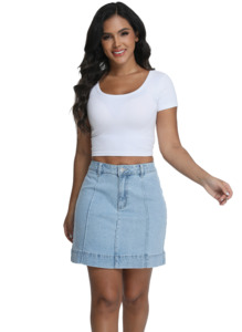All: Romy Denim Skirt WSK-1900-01