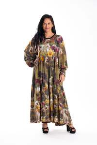 Delight Dress Pansy Season