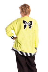 Revival Sweater Lemon with One Bow