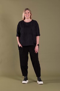 Top: Architect Top Velvet Lines