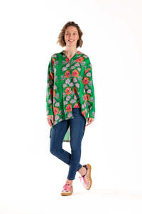 Top: Staple Shirt Tropical Green