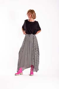 Tarryn Skirt Thin Monostripe