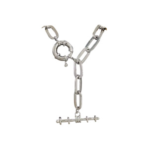 Jewellery: Link Luxe Necklace Silver