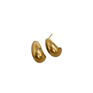 Jewellery: Luxe Pod Earrings Gold