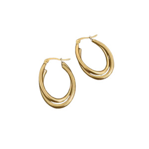 Jewellery: U-shaped Earrings Gold