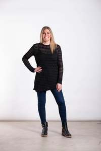 Tops Jellicoe: Skin Top Black Out