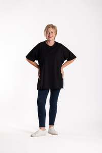 Tops Jellicoe: Oversized Box Tee Black
