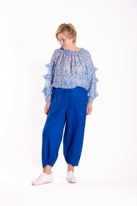 Stitch Pants Cobalt