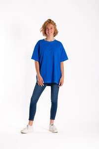 Oversized Box Tee Late Blue