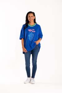 New Arrivals: Jellicoe Box Tee Blue Flower Pot