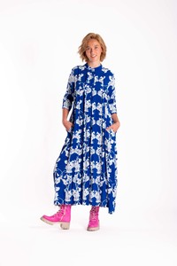 Dress: French Me Dress Cobalt Tassles