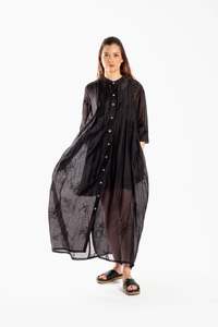 Jellicoe Basics: French Me Dress Black Embroidered