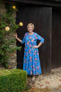 Angled Dress Persian Blue