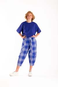 Advocate Pants Tartan Blue
