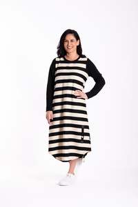 Dresses Jellicoe: Simone Dress Zebra Crossing Black