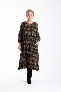 Tiered Dress Twilight Bloom