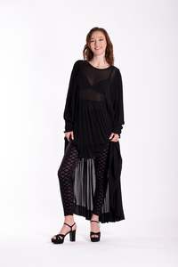 Pants Jellicoe: Leggings Black Velvet Diamonds