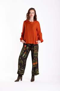 Drape Top Spiced Flame