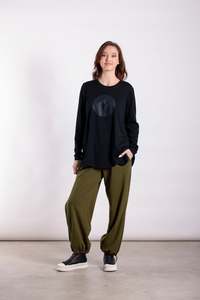 Pocket Drift Top Black