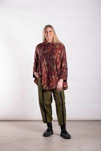 Panel Shirt Rose Tea