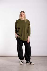 Back Drop Sweatshirt Bay Leaf