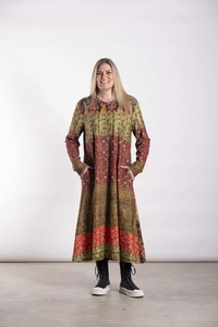 Dresses Deeanne Hobbs: Flowline Dress Persian Weave
