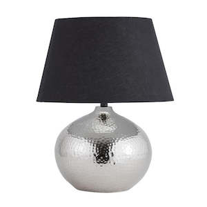 Homeware Lamps Amp Lighting: Table Lamp with Shade - Black Linen