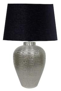 Homeware Lamps Amp Lighting: Antique Silver Colour Table Lamp