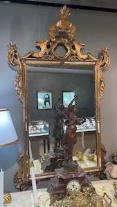 Vintage Gilt Italian Mirror