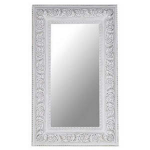 Homeware Mirrors: Large Ornate White Mirror
