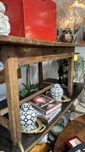 Antique French Chestnut Table