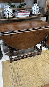 Georgian Gate Leg Oak Dropside Table