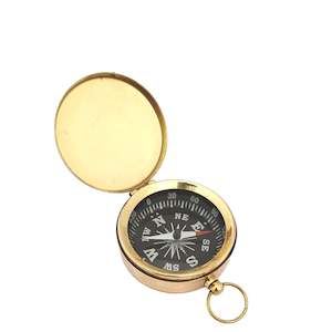 Mens: Pocket Compass with Lid
