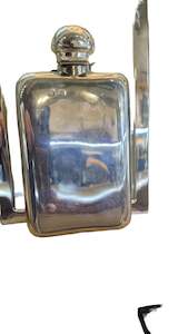 Sterling Silver: Antique Hip Flask in Sterling Silver