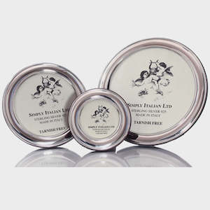 Sterling Silver Frame - Round Large