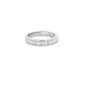 Jewellery Engagement Rings: Baguette Diamond Ring - 0.70 carats