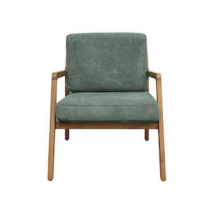 Chairs: Green Tailored Armchair