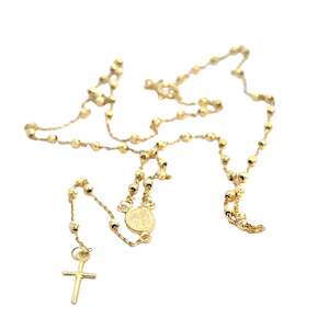 Jewellery Recently Sold: Diamond Cut  Rosary Bead Necklace