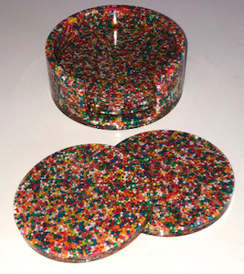 Homeware Recently Sold: Hundreds and Thousands Resin Coasters
